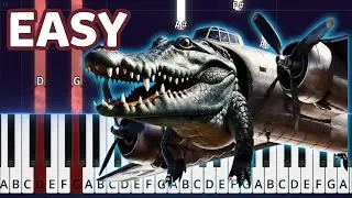 Bombardino Crocodilo - Easy Piano Tutorial