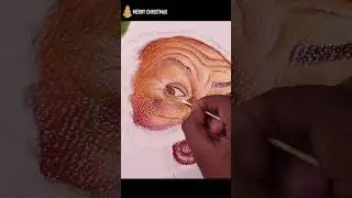 Santa Claus drawing,  Christmas drawing, 