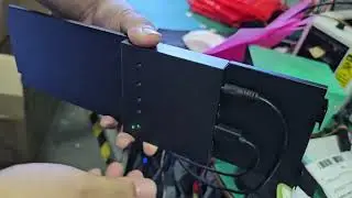 12.6 Inch 1920x515 LCD monitor,to input power and signal