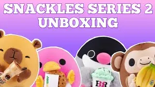 NEW ZURU SNACKLES SERIES 2 UNBOXING | PLUSHIES WITH MINI BRANDS