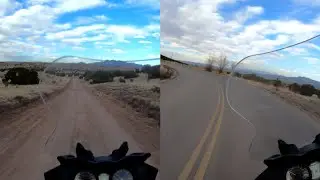 Beautiful twisty desert ride on V-Strom 650 (PURE SOUND)