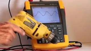 Using the Fluke 190-502 Scopemeter to measure electrical noise