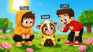 VIREI UM BEBÊ E MEUS AMIGOS CUIDARAM DE MIM NO MINECRAFT !