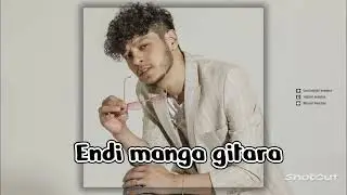 Mirjalol Nematov - Endi manga gitara music, 🎶 Video Version 🍷🥀REMIX / VIDEO