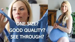 HONEST REVIEW Maris & Sol One Size Crinkle Swimsuit | BUMP FRIENDLY MATERNITY SWIMSUIT TRY ON