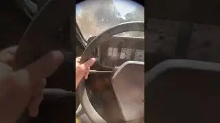 Tirando o opala da garagem
