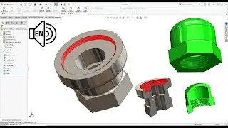 Angle Safety Valve SolidWorks 2021 Tutorial Part 2!