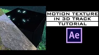 Motion Texture In 3D track  After Effects Tutorial (Element 3D)