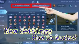 New settings in Mobile Legend