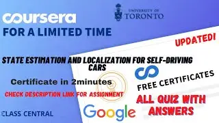 State Estimation and Localization for Self-Driving Cars,(week-1-5) All Quiz Answers.#coursera #quiz