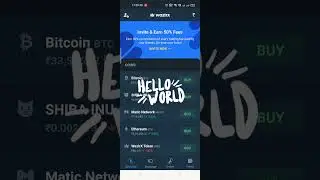 Wazirx Quick Buy coin price lists #11.01.2022