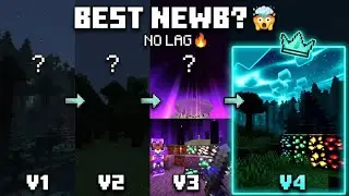 NEWB Shader ALL Versions for MCPE 1.21+ 🔥 Best No Lag? (RenderDragon Bedrock Test)