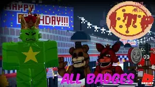 Roblox FNAF INTO the Pit Roleplay ALL BADGES