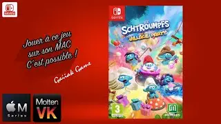 Ryujinx MacOS Switch Gameplay  - Les Schtroumpfs Village Party