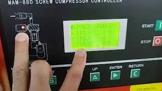 Screw Compressor Listrik Gak Stabil Alarm Overload Motor (Akibat Volt tidak seimbang RST)