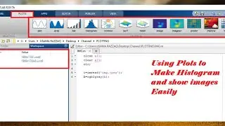 Histogram on one Click || Display image using Plots || How to use Plots in Matlab || Histogram