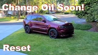How to Oil Change and Reset SRT Jeep Grand Cherokee 392 2012-2021Full Detail