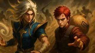 Vale x Gaara | Desert Storm Duo vs 5 Enemies | Epic MLBB x Naruto Crossover Montage