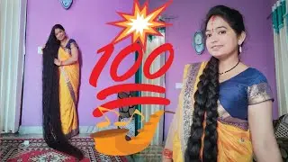 Silky and Shiny long hair of a woman from Uttarakhand 8. 2 feat