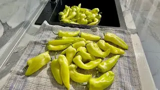Zimnica so Zeleni Piperki 👍 Recept bez Konzervansi👌