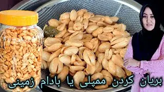 ممپلی یا بادام زمینی را به این روش بریان کنید که مزه اش بهتر از بازاری باشد.How to Roast peanuts.