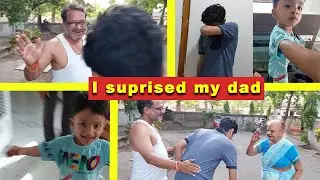 Surprising papa by directly coming home 🔥😨 | Shocked to see me | Aditya Here