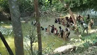 how to fishing in river lock net
