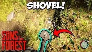 Sons Of The Forest finding Money, Bones.. Using The Shovel!