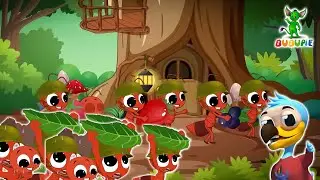 Ants Go Marching | Kids Songs | Nursery Rhymes | Learn Numbers Song | Bubupie
