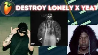 How To Make A Beat For Yeat x Destroy Lonely (Fl Studio Tutorial)