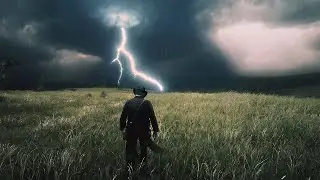 Red Dead Redemption 2 PhotoRealistic Classic Cinema Reshade Teaser | With Animated film Scrathes