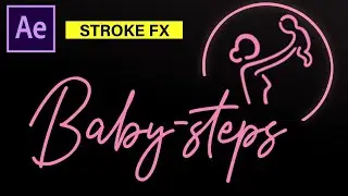 1 MIN TUTORIALS | Handwritten Logo Effect (After Effects) PART 1