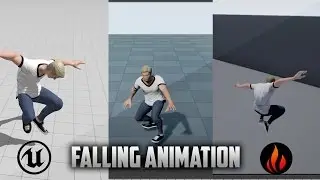 Unreal Engine 4 - Falling Animation with Landing