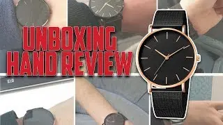 Unboxing Hand Review Cheap Stainless Steel Watch  - Buy From Aliexpress