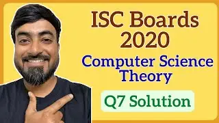 Class XII 2020 ISC Computer Science Paper-1 Q-7 Solved | Java | Find date - given day number of year