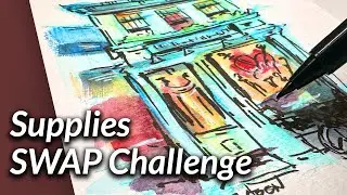 Art Supplies SWAP Challenge: Can I Replace EVERYTHING?