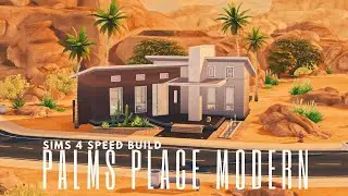 PALMS PLACE MODERN [No CC] | Sims 4 Speed Build
