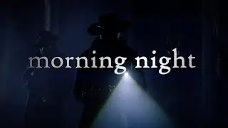 morning night - the house in the woods