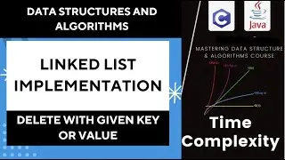 How to delete a node with a given key/value from linked list data structure