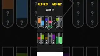 2022! Water Sort Level 101 Walkthrough Solution Android/iOS