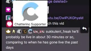 how to see chatterino supporter badge on browser chat