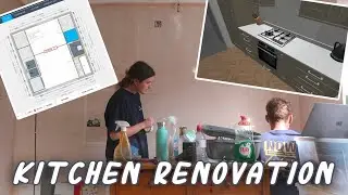 KITCHEN RENOVATION PART ONE | installing the window, laying a floating floor and last minute changes
