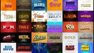 2023 3D Text Effect Full Editable in Photoshop Psd File Vol. 01 | Tutorial