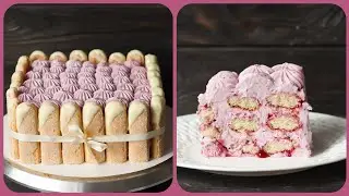 НОВЫЙ ВКУС ПОПУЛЯРНОГО ДЕСЕРТА 💜 СМОРОДИНОВЫЙ ТИРАМИСУ💜 Black currant tiramisu recipe