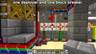 Minecraft RedPower2 Frames Multifloor lift | WORLD Download in description