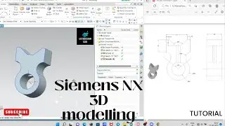 siemens nx 3d tutorial | autocad | 3d modelling | basic design