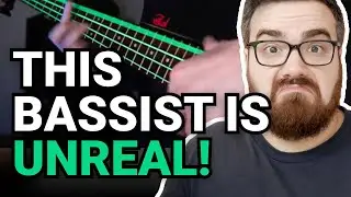 DRUMMER REACTS to FUNKY BASS from CHARLES BERTHOUD with GLOWING neon strings!