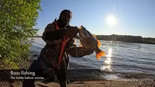 Bass fishing, Northern Ontario shoreline #bassfishing