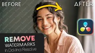 How To REMOVE WATERMARKS In Davinci Resolve Studio