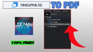 Convert Resume.IO Link into PDF for FREE (Working 2023)